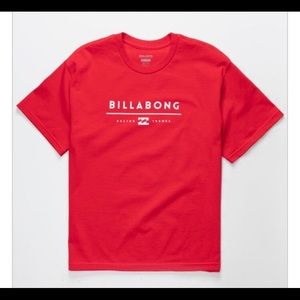 Red Unity Billabong T Shirt
